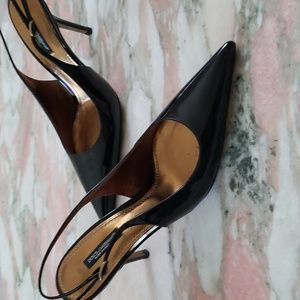 Dolce and Gabbana patent leather show 3.5 inch heel